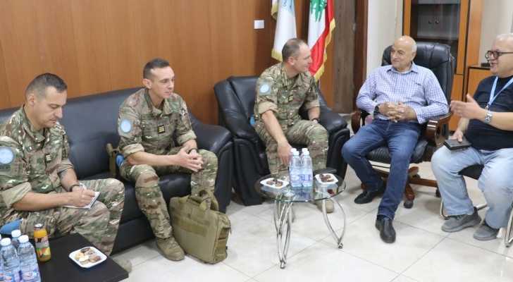 اتحاد بلديات قضاء صور يتسلّم مساعدات للنازحين من الكتيبة الفرنسية في «اليونيفيل»