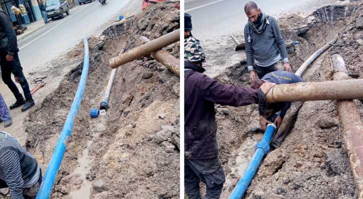 على نفقتها وبآلياتها وعمالها .. بلدية الهرمل تنهي صيانة شبكة المياه الرئيسية
