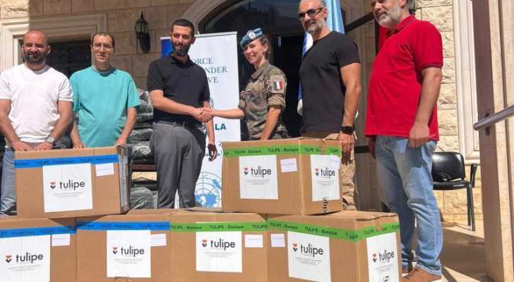 لجنة الصحة في بلدية شبعا تجول برفقة وفد من الكتيبة الفرنسية على مستوصفات طبية