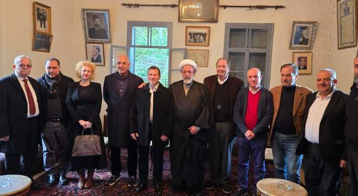 وزير المهجّرين ووزير الدولة لشؤون تكنولوجيا المعلومات والذكاء الاصطناعي يزور كفررمان