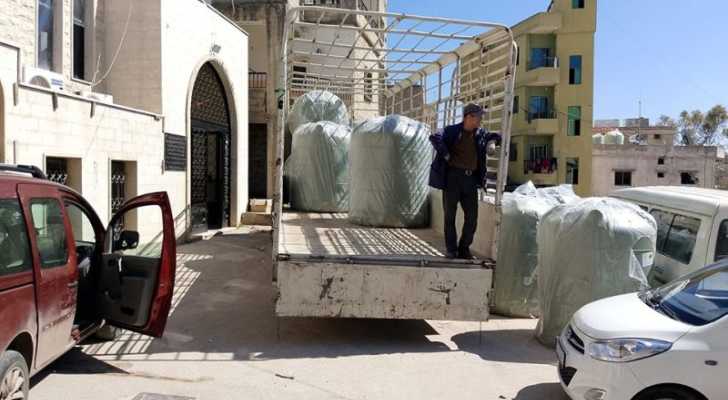 بالصور: بلدية النبطية الفوقا تطلق مشروع توزيع خزانات المياه