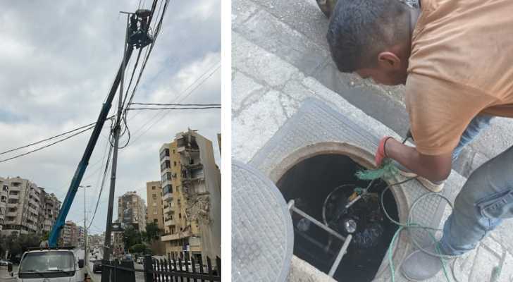 بلدية حارة حريك تتابع تنظيف مجاري الأمطار وصيانة البنى التحتية