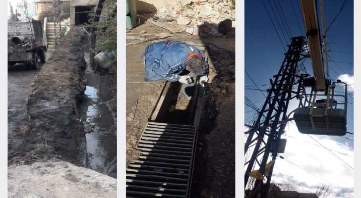 بالصور: بمساهمة من الأهالي.. بلدية يونين تباشر حملة صيانة الخدمات العامة