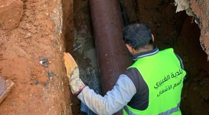 بلدية الغبيري تنفّذ سلسلة أعمال خدماتية لتحسين البنى التحتية