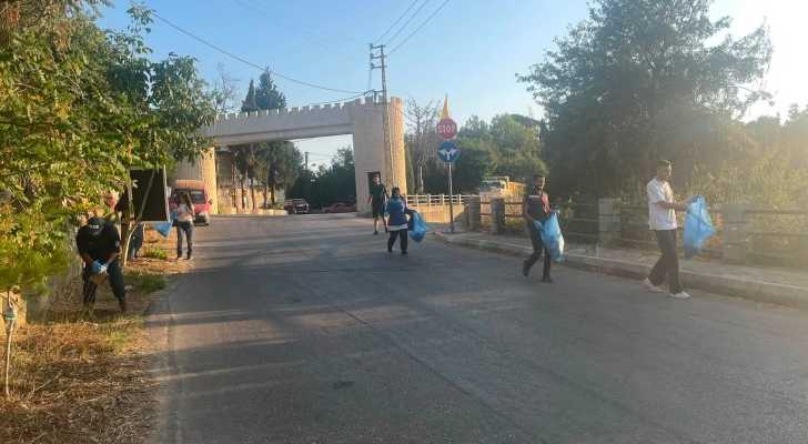 بلدية علمات والصوانة تنفّذ حملة تطوعية لتنظيف الطرقات والمرافق العامة