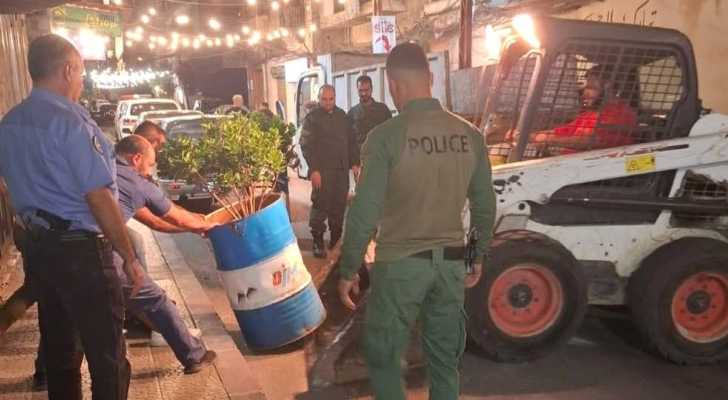شرطة بلدية طرابلس نفذت حملة ميدانية لإزالة المخالفات والعوائق من الشوارع العامة