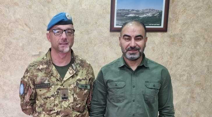 رئيس بلدية طيردبا يستقبل قائد القطاع الغربي في اليونيفيل