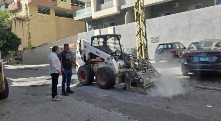جولة ميدانية لرئيس بلدية الشويفات على مشاريع إنمائية وخدماتية