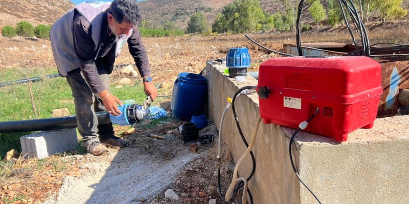 مشروع حيوي لتأمين مصدر مياه مستدام لبلدة مركبا