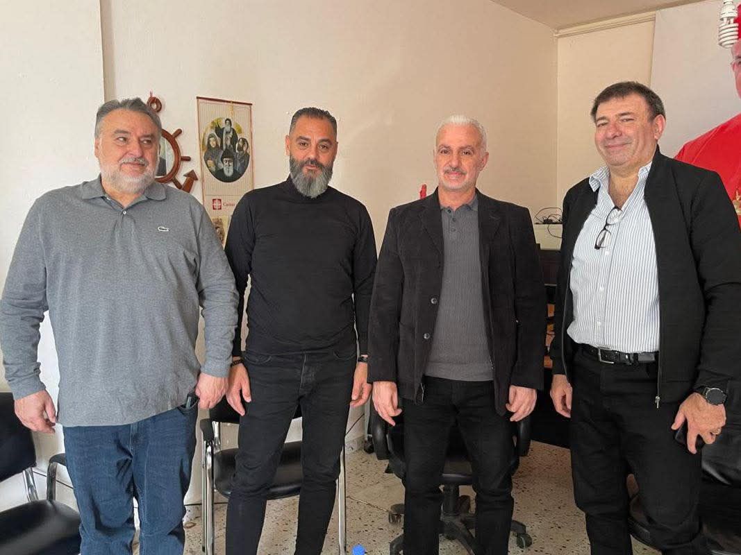 وفد من بلدية يارون يزور جمعية كاريتاس لتقديم التهاني للرئيس ونائب الرئيس الجُدد