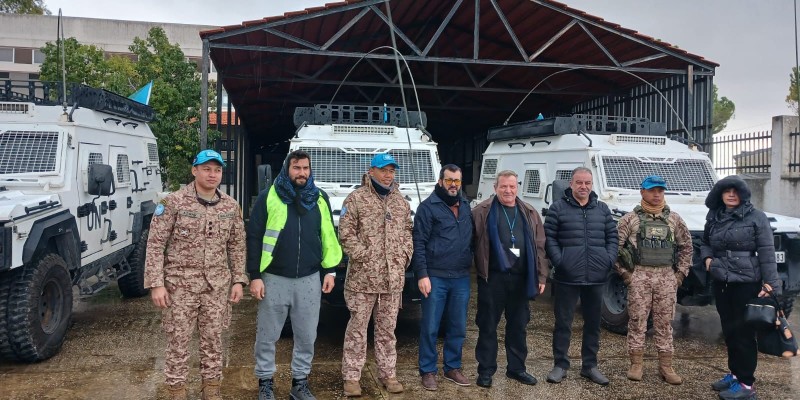 رئيس بلدية بستيات يستقبل وفدًا من اليونيفيل للاطلاع على مشروع الطاقة الشمسية