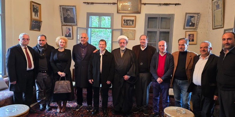 وزير المهجّرين ووزير الدولة لشؤون تكنولوجيا المعلومات والذكاء الاصطناعي يزور كفررمان