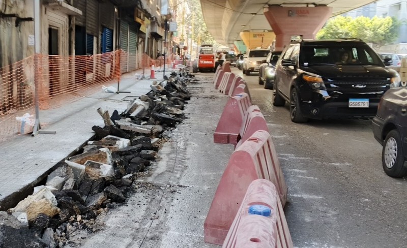 بلدية برج حمود تستكمل تأهيل الأرصفة ضمن تطوير مسار السوق التقليدي